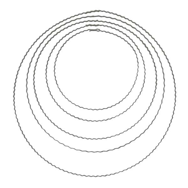 Metall Ring Flachdraht 22 cm