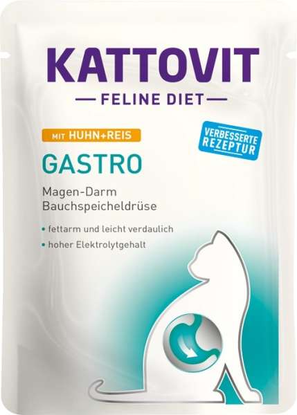 Kattovit Gastro Huhn + Reis, 85 g