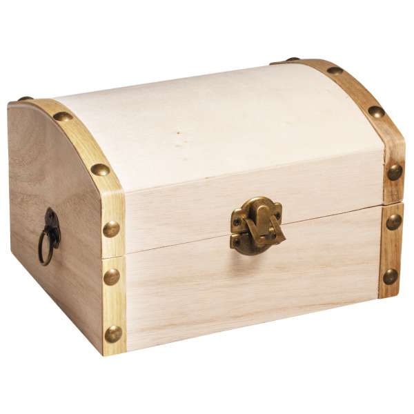 Holz Truhe 13,5x10x8cm