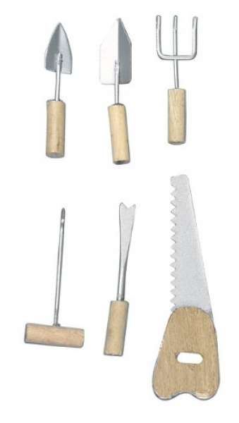Metall Holz Handwerkzeug 4-6,5cm 6St.