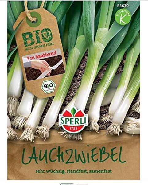 Sperli BIO Lauchzwiebelsamen, Saatband