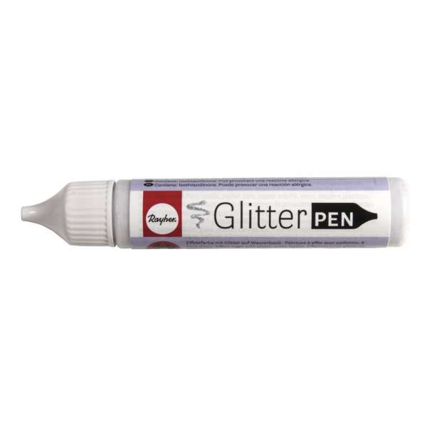 Glitter Effekt-Pen, kristall, 28 ml