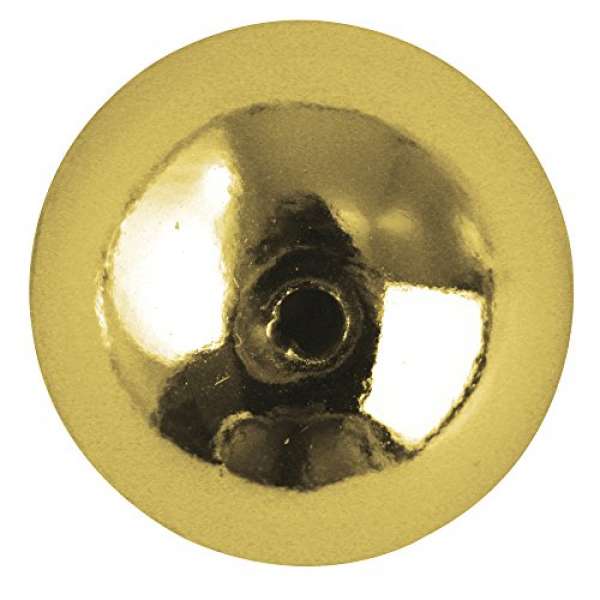 Plastik Rundperle 10mm gold