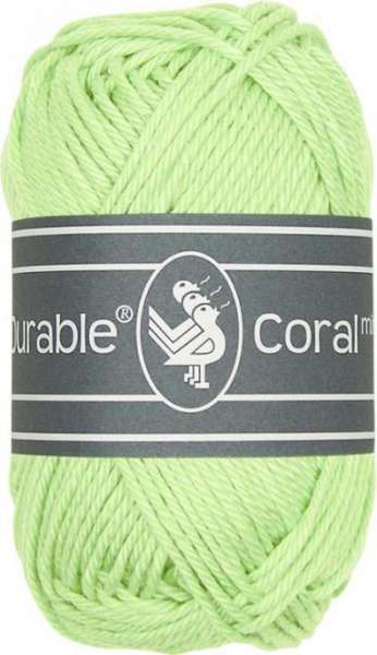 Wolle Durable Coral Mini light green