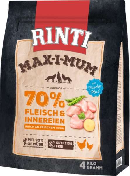 Rinti Max-i-Mum Huhn, 4 kg Beutel