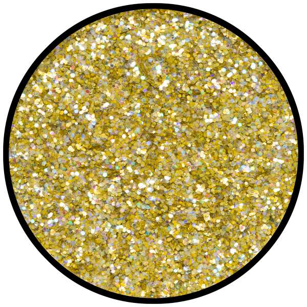 Gold-Juwel mittel holographisch 6g