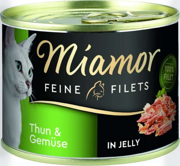 Miamor Feine Filets in Jelly Thun & Gemüse, 185 g