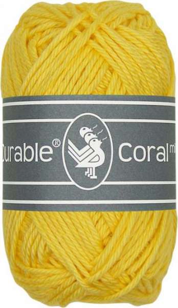 Wolle Durable Coral Mini bright yellow