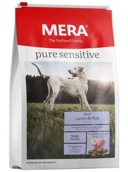 Mera Dog Hundefutter Pure Sensitive Lamm und Reis, 12.5 kg