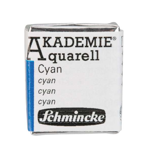 Akademie Aquarell cyan 1/2 N