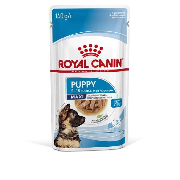Royal Canin MAXI PUPPY in Soße, 140 g