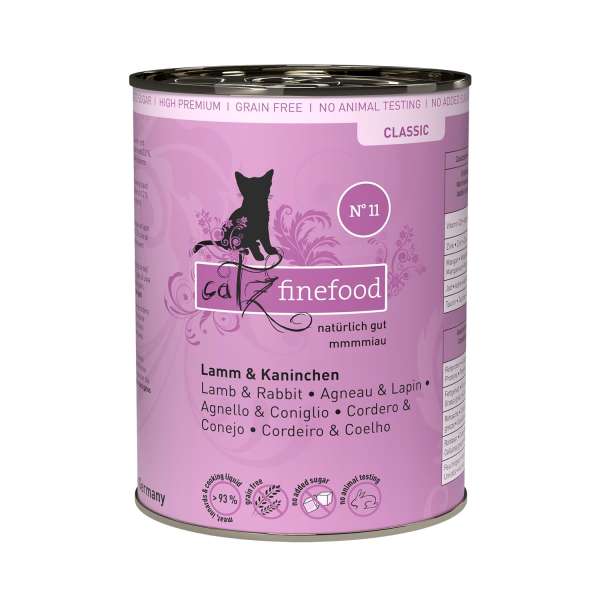 Catz finefood NO. 11 Lamm & Kaninchen, 400 g Dose