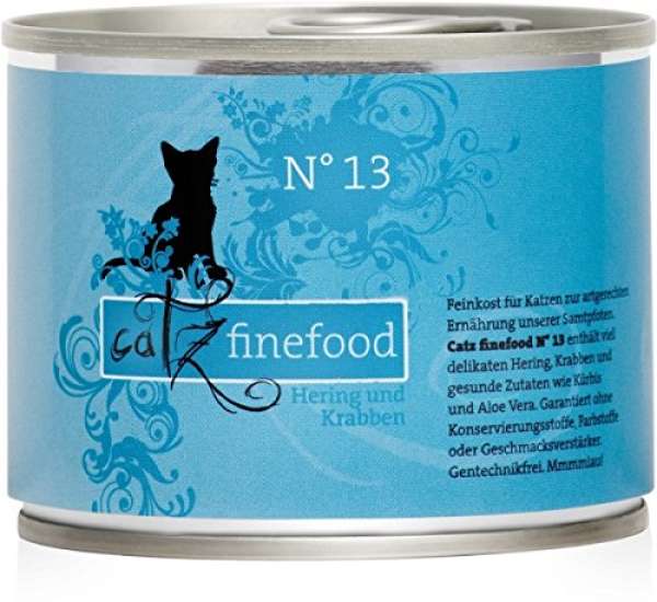 Catz finefood No.13 Hering & Krabben, 200 g Dose