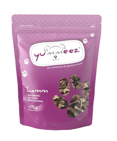 Yummeez Snack Lamm Leckerli, Knochenform, 175 g