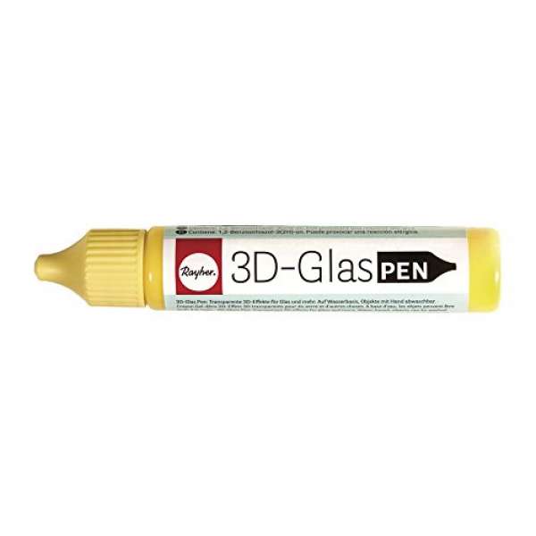 Glasdecor-Pen 3D 30ml sonnengelb