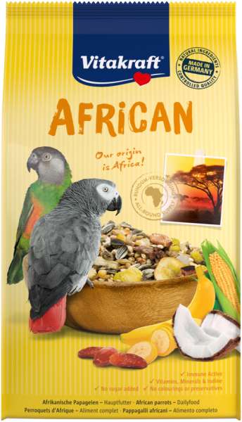 Vitakraft AFRICAN für afrikanische Papageien 750g