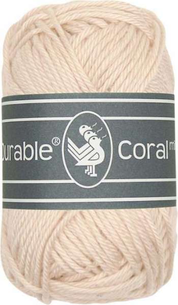 Wolle Durable Coral Mini light beige
