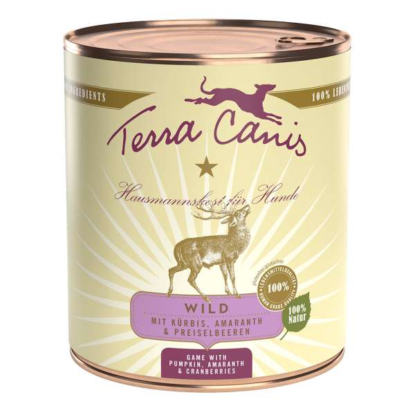 Terra Canis Wild mit Kürbis, Amaranth und Preiselbeere, 800 g