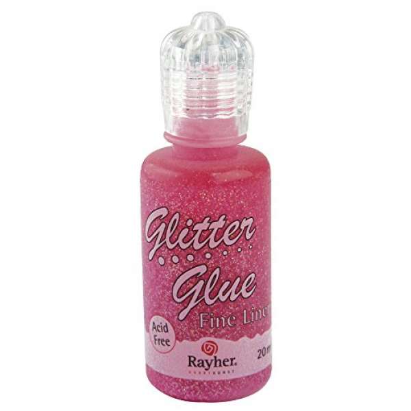 Glitter Glue irisierend rosa pastell