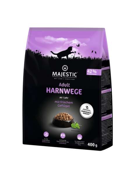 MAJESTIC Adult Harnwege 400g Beutel mit Geflügel