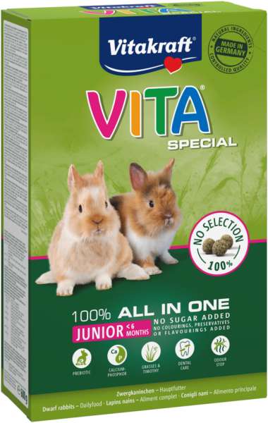 Vitakraft VITA Special Junior für Zwergkaninchen - 600g