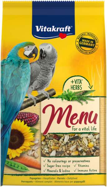 Vitakraft Premium Menü für Papageien 1kg