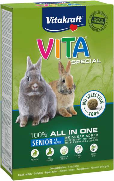 Vitakraft VITA Special Senior für Zwergkaninchen 600g