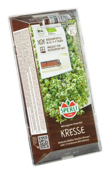 Sperli BIO Microgreen Grow Kit, Anzuchtset Kressesamen