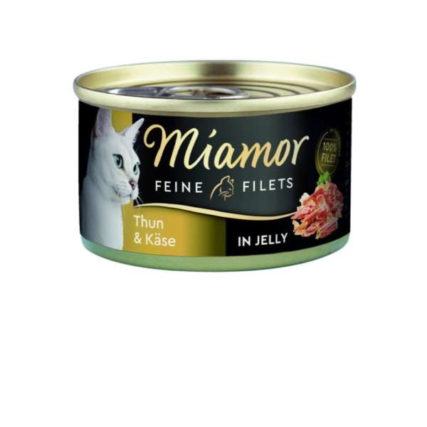 Miamor Feine Filets in Jelly Thun & Käse , 100 g