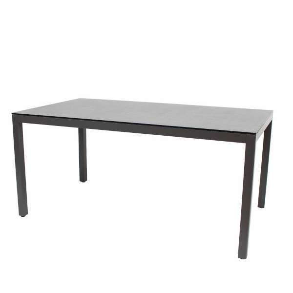 Tisch Seattle 160x90cm Schwarzgrau