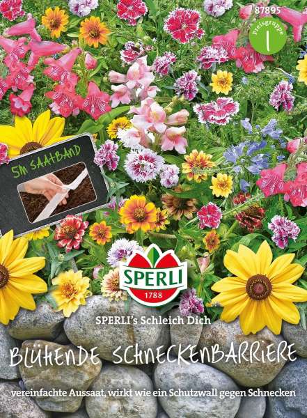 Sperli Blumensamen-Mischung Blühende Schneckenbarriere Schleich Dich, Saatband