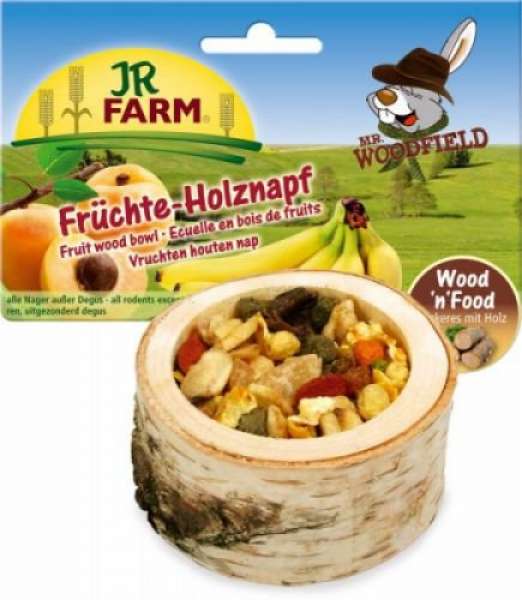 JR Farm Holznapf mit Früchten 120g