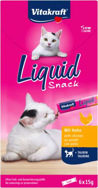 Vitakraft Cat Liquid 6x15g Taurin
