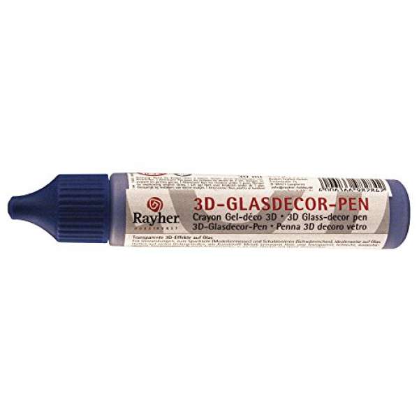 Glasdecor-Pen 3D 30ml azurblau