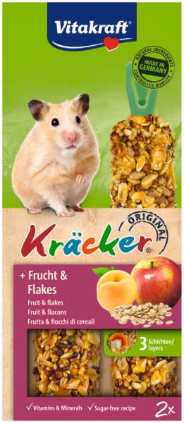 Vitakraft Kräcker Original Frucht & Flakes 2 Stück