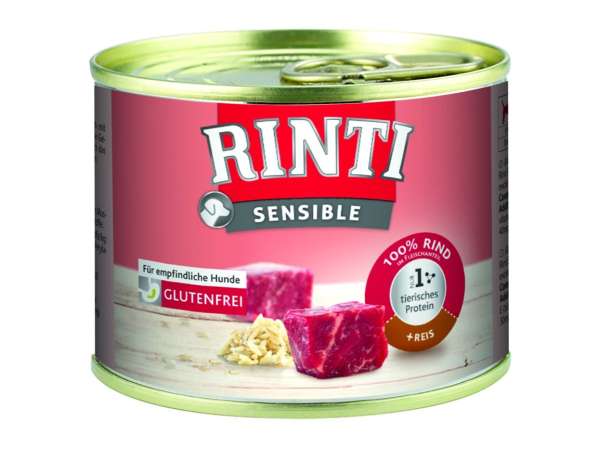 Rinti Sensible Rind + Reis, 185 g Dose