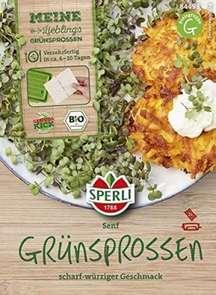 Sperli BIO Microgreen-Pads Senfsamen