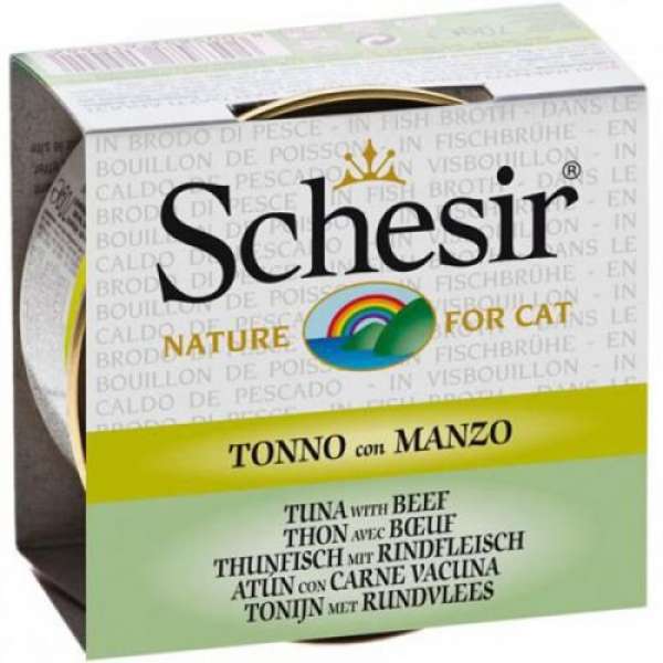 Schesir Cat Brühe Thunfisch+Rindfleisch 70 g