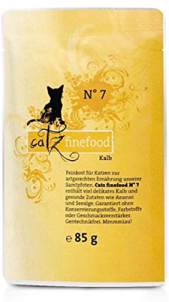 Catz finefood No. 7, Kalb, 85 g Tüte