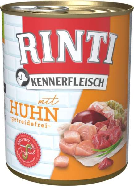 Rinti Kennerfleisch Huhn, 800 g Dose