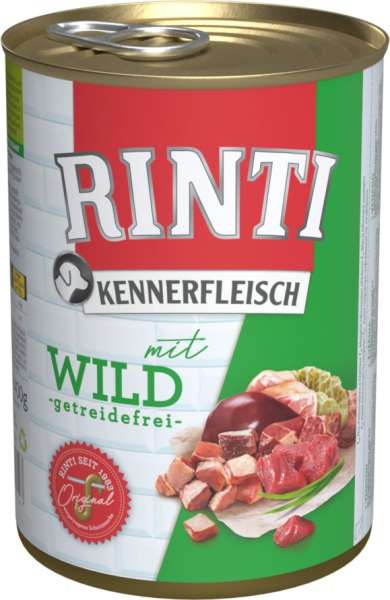 Rinti Kennerfleisch Wild, 400 g Dose