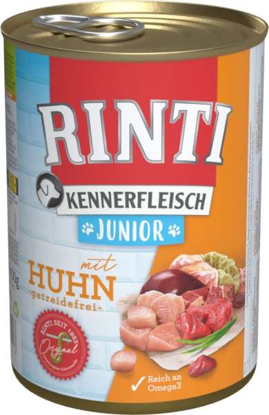 Rinti Kennerfleisch, Junior mit Huhn 400 g
