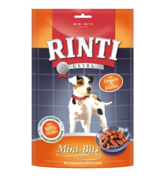 Finnern Rinti Extra Snack Bitties mit Ente &amp; Ananas &amp; Kiwi 100g