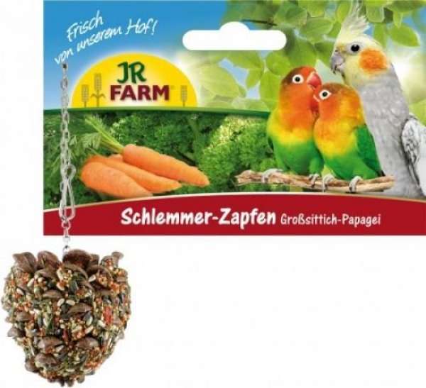 JR Farm Schlemmer-Zapfen Großsittich &amp; Papagei 1 Stück