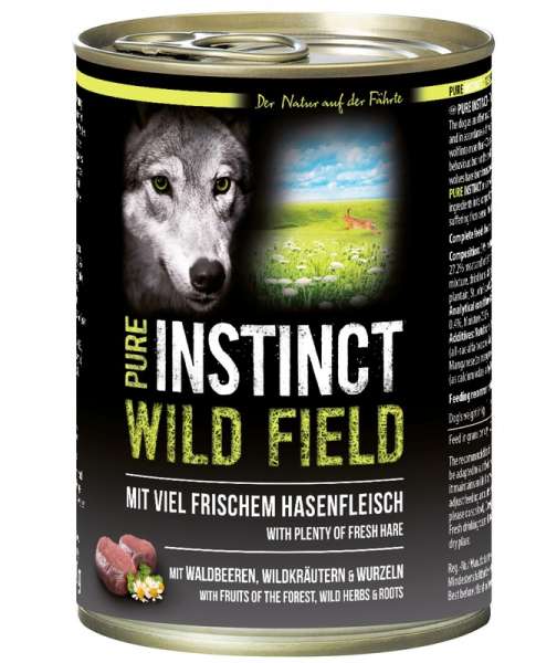 PURE INSTINCT Wild Field Hase, 400 g