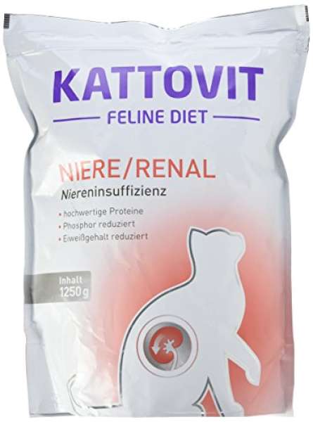 Kattovit Niere/Renal Trockenfutter, 1, 25 kg