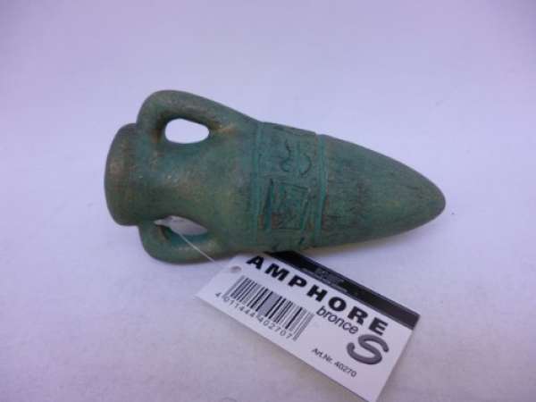 Hobby Amphore Bronze für Aquaristik 14 cm