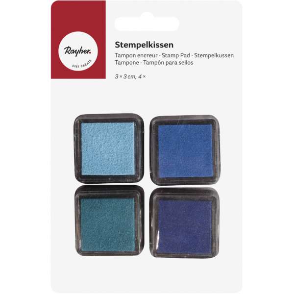 Mini-Stempelkissen Set - Boys, blau