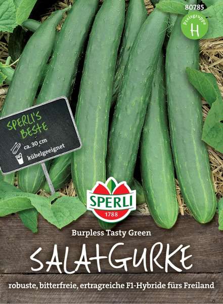 Sperli Salatgurkensamen Burpless Tasty Green, F1