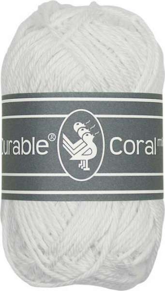 Wolle Durable Coral Mini Mini white